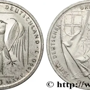 Meilleure Vente ALLEMAGNE 10 Mark Proof 800e anniversaire de l’ordre teutonique 1990 Hambourg fwo_831032 Monde