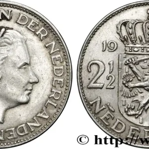 Soldes PAYS-BAS 2 1/2 Gulden Juliana 1960 Utrecht fwo_831131 Monde