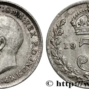 Expédition Rapide ROYAUME-UNI 3 Pence Georges V 1917 fwo_831141 Monde