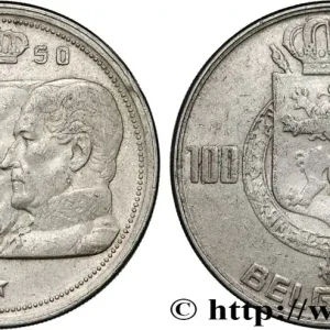 BELGIQUE 100 Francs portraits des quatre rois de Belgique, légende française 1950 fwo_831160 Monde Meilleur Prix