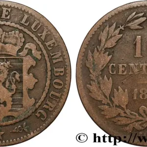 LUXEMBOURG 10 Centimes 1854 Utrecht fwo_831816 Monde Offre Spéciale