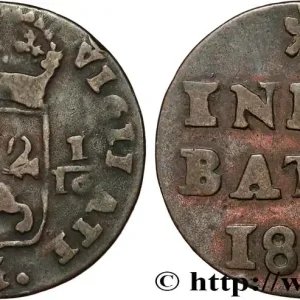 INDES NEERLANDAISES 5 1/16 Gulden (1 Duit) 1805 fwo_831821 Monde Dernier Modèle
