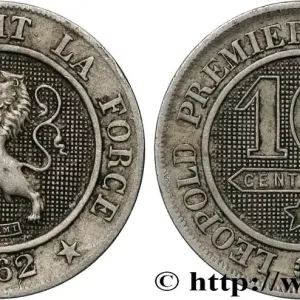 Top Vente BELGIQUE 10 Centimes Léopold Ier 1862 fwo_831839 Monde