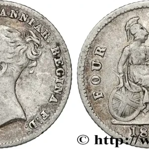 ROYAUME-UNI 4 Pence ou Groat Victoria 1838 Londres fwo_831840 Monde Commande En Gros