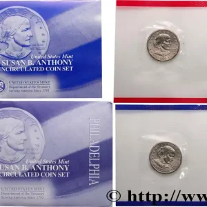 ÉTATS-UNIS D'AMÉRIQUE Série Susan B. Anthony - Uncirculated Coin set 1999 fwo_716689 Monde Gros Lot