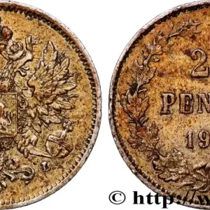 Acheter En Ligne FINLANDE 25 Pennia 1909 Helsinki fwo_957446 Monde