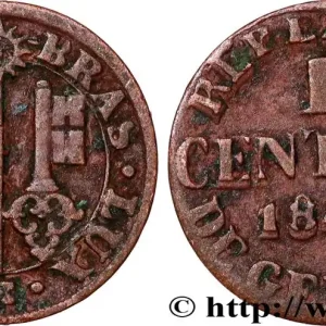 SUISSE - RÉPUBLIQUE DE GENÈVE 1 Centime 1844 fwo_957441 Monde Expédition Rapide
