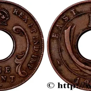 AFRIQUE DE L'EST 1 Cent Georges V 1924 Kings Norton fwo_957405 Monde Expédié Aujourd’hui