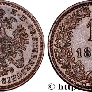 Nouveauté AUTRICHE 1 Kreuzer aigle bicéphale 1881 Vienne fwo_957326 Monde