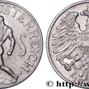 Livraison Gratuite AUTRICHE 1 Schilling aigle / semeur 1947 fwo_957320 Monde