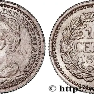 Haute Qualité PAYS-BAS 10 Cents Reine Wilhelmine 1925 Utrecht fwo_957250 Monde