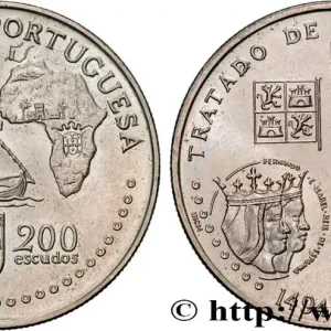 Dernière Chance PORTUGAL 200 Escudos Traité de Tordesillas en 1494 1994 fwo_690126 Monde