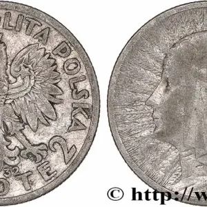 Top Qualité POLOGNE 2 Zlote Reine Jadwiga 1932 Varsovie fwo_777676 Monde