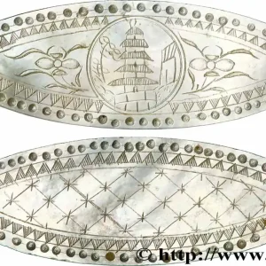 CHINE Jeton de jeux en nacre XIXe fwo_784032 Monde Exclusif