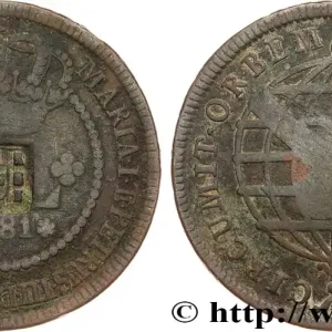 Offre Du Jour BRÉSIL - PRINCE JEAN REGENT 80 Réis contremarqué sur une 40 Réis de 1781 (1809) Lisbonne fwo_791758 Monde
