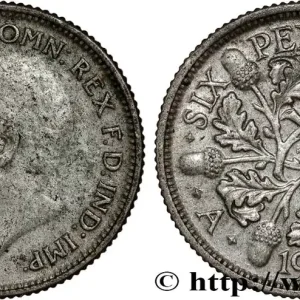 ROYAUME-UNI 6 Pence Georges V 1929 fwo_808702 Monde Satisfait Ou Remboursé