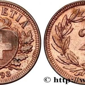 Achetez Aujourd’hui SUISSE 2 Centimes 1893 Berne fwo_816061 Monde