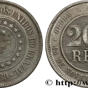 BRÉSIL 200 Reis Croix du Sud 1889 fwo_821156 Monde Nouveauté