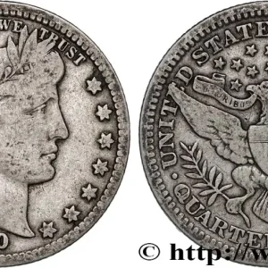 Offre Limitée ÉTATS-UNIS D'AMÉRIQUE 1/4 Dollar Barber 1910 Philadelphie fwo_822351 Monde