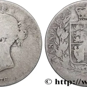 Meilleur Choix ROYAUME-UNI 1/2 Crown Victoria 1876 fwo_822375 Monde