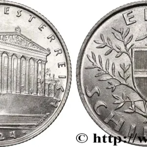 AUTRICHE 1 Schilling parlement de Vienne 1924 fwo_822698 Monde Nouvel Arrivage