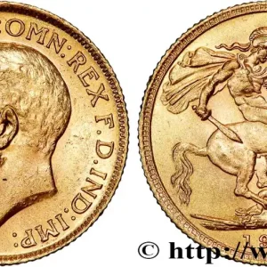 OR, PALLADIUM ET PLATINE INVESTISSEMENT 1 Souverain Georges V 1915 Londres fwo_825774 Monde Exclusif