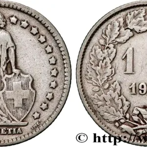 Remise SUISSE 1 Franc Helvetia 1920 Berne fwo_831386 Monde