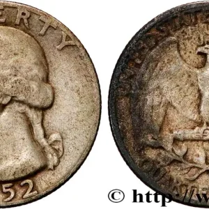 ÉTATS-UNIS D'AMÉRIQUE 1/4 Dollar Georges Washington 1952 Denver - D fwo_831921 Monde Jusqu’à Épuisement Des Stocks