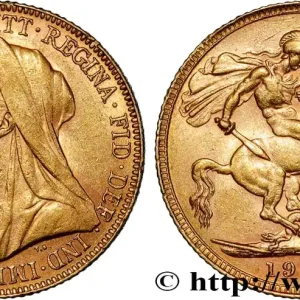 OR, PALLADIUM ET PLATINE INVESTISSEMENT 1 Souverain Victoria vieille tête 1900 Londres fwo_832661 Monde Nouvel Arrivage