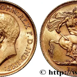 OR, PALLADIUM ET PLATINE INVESTISSEMENT 1 Souverain Georges V 1918 Sydney fwo_832668 Monde Gros Lot