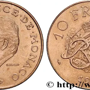 MONACO 10 Francs Rainier III 1978 Paris fwo_833190 Monde Prix Réduit