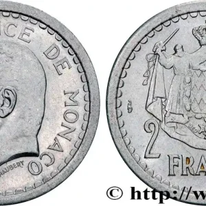 Expédition Rapide MONACO 2 Francs Louis II (1943) Paris fwo_833198 Monde
