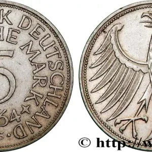 ALLEMAGNE 5 Mark aigle 1964 Karlsruhe fwo_833227 Monde Promotion