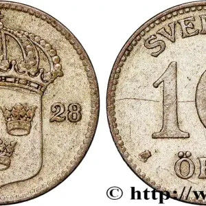 SUÈDE 10 Ore 1928 fwo_833286 Monde Expédié Aujourd’hui