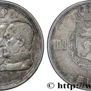 Acheter Direct BELGIQUE 100 Franken (Francs) Quatre rois de Belgique, légende flamande 1951 fwo_833303 Monde