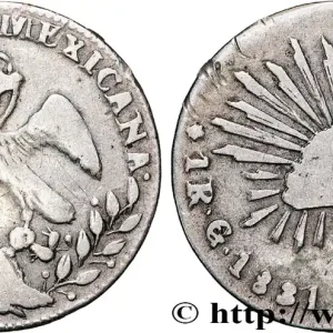 Prix Promo MEXIQUE 1 Real 1831 Guanajuato - G° fwo_833603 Monde