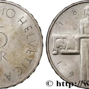 Satisfait Ou Remboursé SUISSE 5 Francs centenaire de la Croix Rouge 1963 Berne fwo_833668 Monde