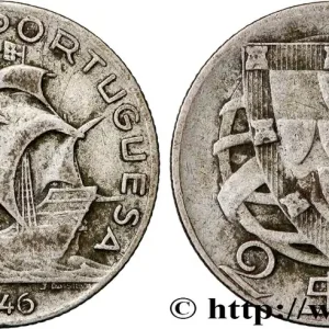 Meilleure Vente PORTUGAL 2 1/2 Escudos 1946 fwo_833686 Monde