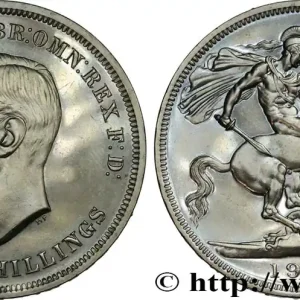 ROYAUME-UNI 1 Crown (5 Shillings) Georges VI 1951 fwo_831871 Monde Pas Cher