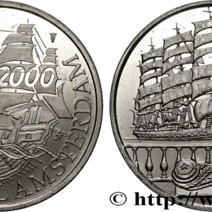 PAYS-BAS 5 Florins (Gulden) Proof Sail Amsterdam 2000 1995 Utrecht fwo_733496 Monde Nouveauté