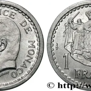 MONACO 1 Franc Louis II (1943) Paris fwo_736618 Monde Prix Bas