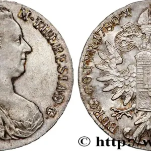 AUTRICHE 1 Thaler (REFRAPPE) Marie-Thérèse 1780 Vienne fwo_789166 Monde Prix Promo