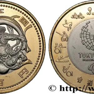 JAPON 500 Yen Jeux Para-Olympiques Tokyo 2020 - Fūjin, le dieu du vent an 2 ère Reiwa (2020) Hiroshima fwo_789511 Monde Tendance
