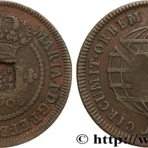 Livraison Mondiale BRÉSIL - PRINCE JEAN REGENT 80 Réis contremarqué sur une 40 Réis de 1790 (1809) fwo_791855 Monde