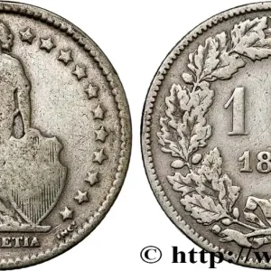 SUISSE 1 Franc Helvetia 1898 Berne fwo_798872 Monde Offre Exclusive