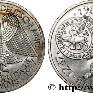 ALLEMAGNE 10 Mark 750e anniversaire de la ville de Berlin 1987 Hambourg fwo_808020 Monde Acheter En Ligne