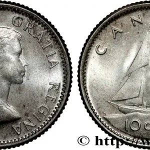 CANADA 10 Cents Elisabeth II 1956 fwo_808067 Monde Expédié Aujourd’hui