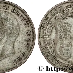 ROYAUME-UNI 1/2 Crown Georges V 1923 fwo_808684 Monde Solde