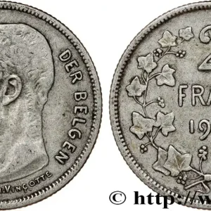 BELGIQUE 2 Frank (Francs) Léopold II légende flamande 1909 fwo_809755 Monde Nouveauté