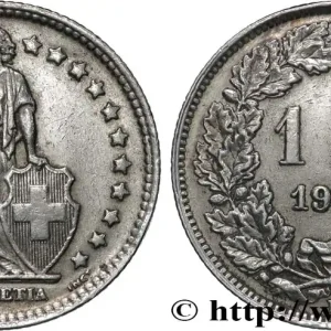 SUISSE 1 Franc Helvetia 1943 Berne - B fwo_833649 Monde Édition Limitée